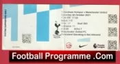 Tottenham Hotspur v Manchester United 2021 – Match Ticket