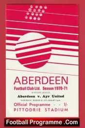 Aberdeen v Ayr United 1971 – Scotland