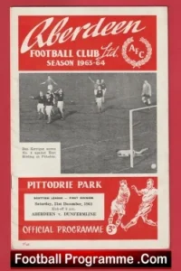 Aberdeen v Dunfermline Athletic 1963 – Scotland