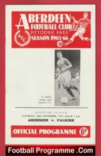 Aberdeen v Falkirk 1965 – Scotland