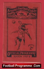 Arsenal v Bolton Wanderers 1938 – 1930s + Season Ticket Application