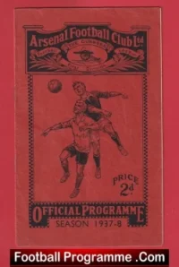 Arsenal v Brentford 1938 – 1930s Football Programmes