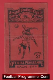 Arsenal v Brighton 1938 – 1930s Football Programmes
