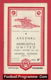 Arsenal v Newcastle United 1948 – 1940s