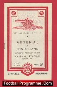 Arsenal v Sunderland 1949 – 1940s Old Football Programmes
