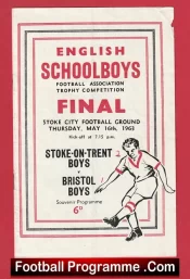 Bristol Boys v Stoke Boys 1963 – Schoolboys Trophy