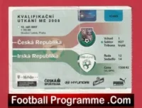 Czech Republic v Ireland 2008 – Football Match Ticket
