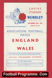 England v Wales 1943 – War Time