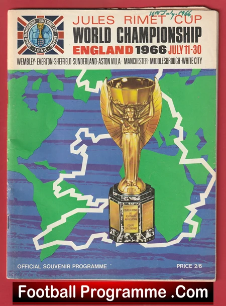 England World Cup Tournamant Brochure Programme 1966 - Image 2