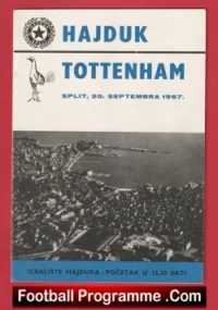 Hajduk Split v Tottenham 1967 – UEFA Cup Croatia