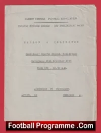 Harrow v Islington 1949 – Schoolboys at Wealdstone FC