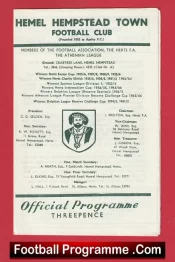 Hemel Hempstead Town v Grays Athletic 1967