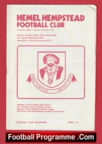 Hemel Hempstead Town v Lewes 1978