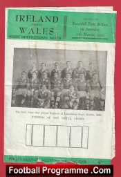 Ireland v Wales 1950 – To clear
