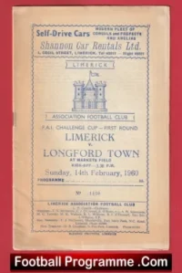 Limerick City v Longford Town 1960 – Ireland Irish