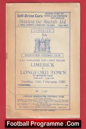 Limerick City v Longford Town 1960 – Ireland Irish