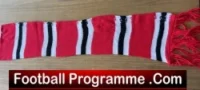 Manchester United Old Football Scarf – 16 – Red and Black