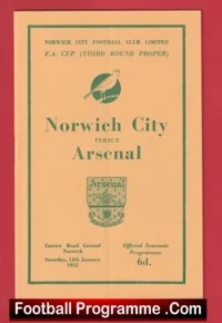 Norwich City v Arsenal 1952 – FA Cup