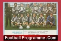 Notts County Football Club Multi Autographed Signed 1970 1971
