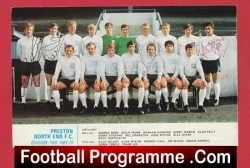 Preston North End Football Club Multi Autographed Signed 1969 70 Archie Gemmill - football programme