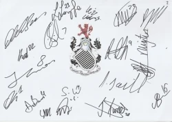 Queens Park Football Team Multi Signed Autographed Sheet - football programme