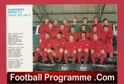 Scunthorpe United Football Club Multi Autographed Signed 1969 1970 - football programme