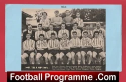 Southampton Football Club Multi Autographed Signed 1960 - football programme