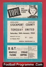 Stockport County v Torquay United 1965