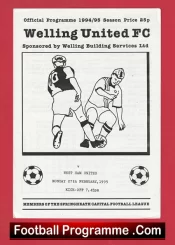 Welling United v West Ham United 1995