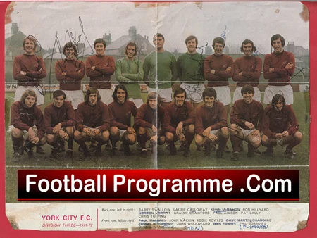 York City Football Club Multi Autographed Signed 1970s - Image 2