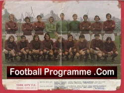 York City Football Club Multi Autographed Signed 1970s - football programme