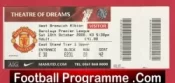 Manchester United v WBA 2008 – Football Ticket