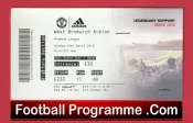 Manchester United v WBA 2018 – Football Ticket