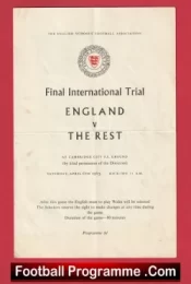 England v The Rest 1963 – Schoolboys at Cambridge City FC