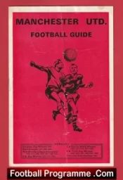 Manchester United v Leeds United 1970 – v No Team Pirate Football Programme