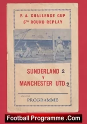 Sunderland v Manchester United 1964 – FA Cup 2nd Replay Pirate