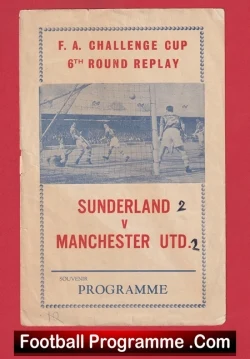 Sunderland v Manchester United 1964 - FA Cup 2nd Replay Pirate