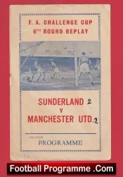 Sunderland v Manchester United 1964 – FA Cup 2nd Replay Pirate