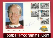 Manchester United Bobby Charlton Signed First Day Cover FDC