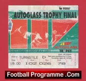 Port Vale v Stockport County 1993 – League Trophy Cup Final Ticket Wembley