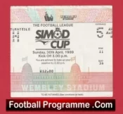 Nottingham Forest v Everton 1989 – League Trophy Cup Final Ticket Wembley
