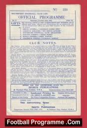 Southport v Mansfield Town 1952 – 1952/53