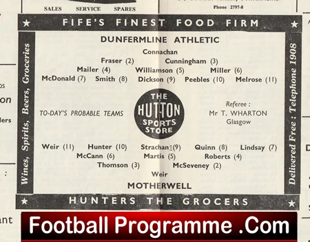 Dunfermline Athletic v Motherwell 1961 - 1960s Scotland - Image 3
