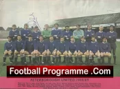 Peterborough United Football Club Multi Autographed Signed Team Picture 1968 – 1969