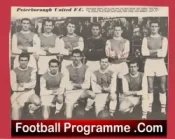 Peterborough United Football Club Multi Autographed Signed Team Picture 1964 – 1965