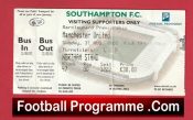 Southampton v Manchester United 2003 – Football Ticket