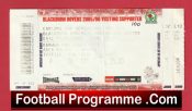 Blackburn Rovers v Manchester United 2006 – Football Ticket