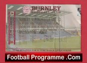 Burnley v Manchester United 2002 – Football Ticket