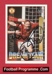 Manchester United David May Autographed Signed Football Card Man Utd