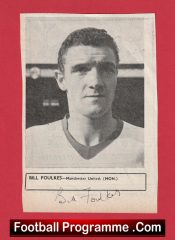 Manchester United Bill Foulkes Autographed Signed Picture Man Utd 1950s